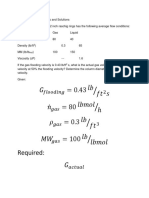 Gas Absorption Problems and Solutions