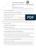 The Great Debaters Worksheet