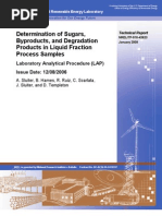 Determination of Sugars, Byproducts, and Degradation Products in Liquid Fraction Process Samples