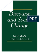 FAIRCLOUGH, N. - Discourse and Social Change PDF