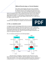 Term Project: Simulation of Different Protocols Using Cnet Network Simulator