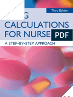 Drug Calculations For Nurses A Step by Step Approach