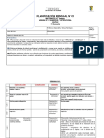 Planificacion Mensual 7° Marzo 2018