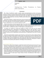 Lomsadze Kupatadze - Problems of Multiservice Traffic Prediction in Radio Networks For Mobile Operators