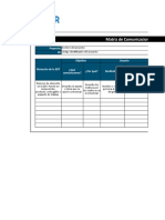 Matriz de Comunicaciones