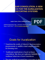 Non-Linear Convolution: A New Approach For The Auralization of Distorting Systems