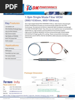 980 - 1064nm Single Mode Filter WDM