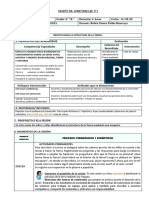 SESIÓN #01 C.Y T Identificamos La Estructura de La Tierra