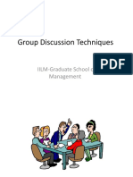 Group Discussion Techniques: IILM-Graduate School of Management