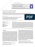 A Mini-Review On Membrane Fouling