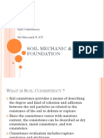 Lecture 4, Soil Consistency