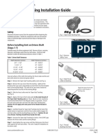 Taper Grip Bushing Installation Guide: Apply Thin Layer of Anti-Seize Paste To Male Threads of Bushing Only