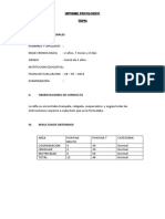 INFORME PSICOLOGICO Tepsi