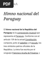 Himno Nacional Del Paraguay