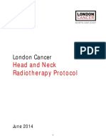 London Cancer Head and Neck Radiotherapy Protocol March 2013