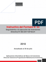 Instructivo Registro de Seguimiento en Inversion