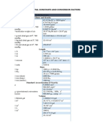 Fundamental Constants and Conversion Factors