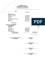 Balance de Apertura Andes Software SRL