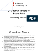 Countdown Timers For Power Point