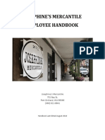 Josephines Employee Handbook Final