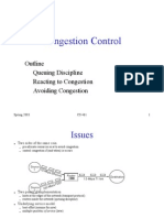 Congestion Control: Outline Queuing Discipline Reacting To Congestion Avoiding Congestion