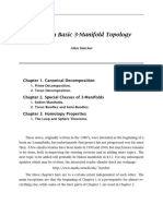 Notes On Basic 3-Manifold Topology: Chapter 1. Canonical Decomposition