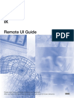Remote UI Guide