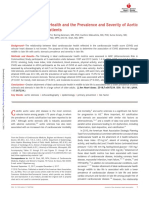 Ideal Cardiovascular Health and The Prevalence and Severity of Aortic Stenosis in Elderly Patients