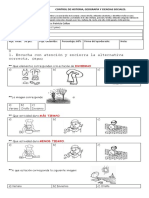 Control de Historia y Geografia