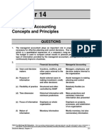 Managerial Accounting Concepts and Principles: Questions