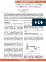 Using of Artificial Neural Network For Modeling of Oily Wastewater in Reverse Osmosis Process