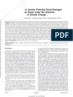 Methodology To Assess Potential Flood Damages in Urban Areas Under The Influence of Climate Change