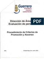 Manual de Procedimientos / Procedimiento de Criterios de Promoción y Ascenso