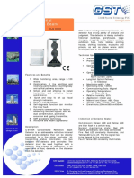 Conventional Reflective Beam Detector: Technical Specifications