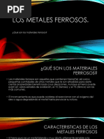 Los Metales Ferrosos