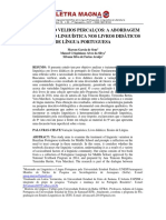 Revisitando Velhos Percalços: A Abordagem Da Variação Linguística Nos Livros Didáticos de Língua Portuguesa