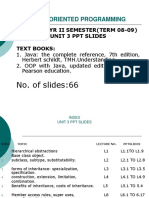 No. of Slides:66: Object Oriented Programming