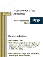 Pharmacology of The Antibiotics: Nurse Licensure Examination Review