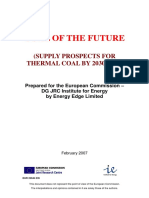 Coal of The Future: (Supply Prospects For THERMAL COAL BY 2030-2050)