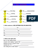 Verb "Like" Worksheet