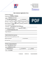 Jungle Rides: New Customer Application Form