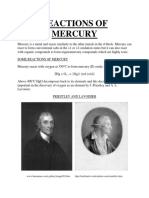 Reactions of Mercury