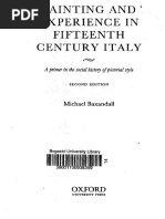 Michael Baxandall, Painting and Experience in Fifteenth Century Italy