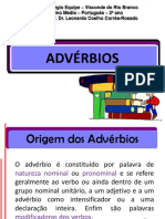 Aulas 20 e 21 - Advérbios