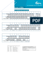 Timetable: TER Strasbourg