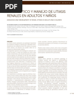 Diagnostico y Manejo de Litiasis Renal