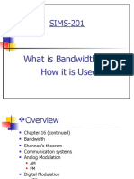 SIMS-201: What Is Bandwidth and How It Is Used