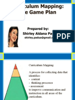 Curriculum Mapping - Shirley Padua PDF