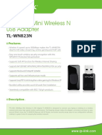 TL-WN823N V1 Datasheet