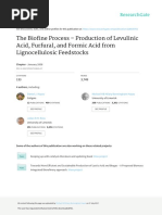 The Biofine Process - Production of Levulinic Acid, Furfural, and Formic Acid From Lignocellulosic Feedstocks